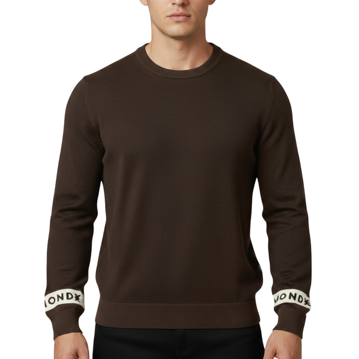 Maglia Uomo RICHMOND Bande Manica Brown