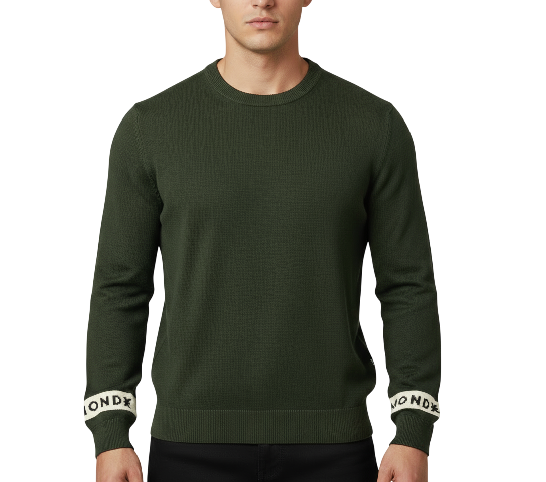 Maglia Uomo RICHMOND Bande Manica Forest