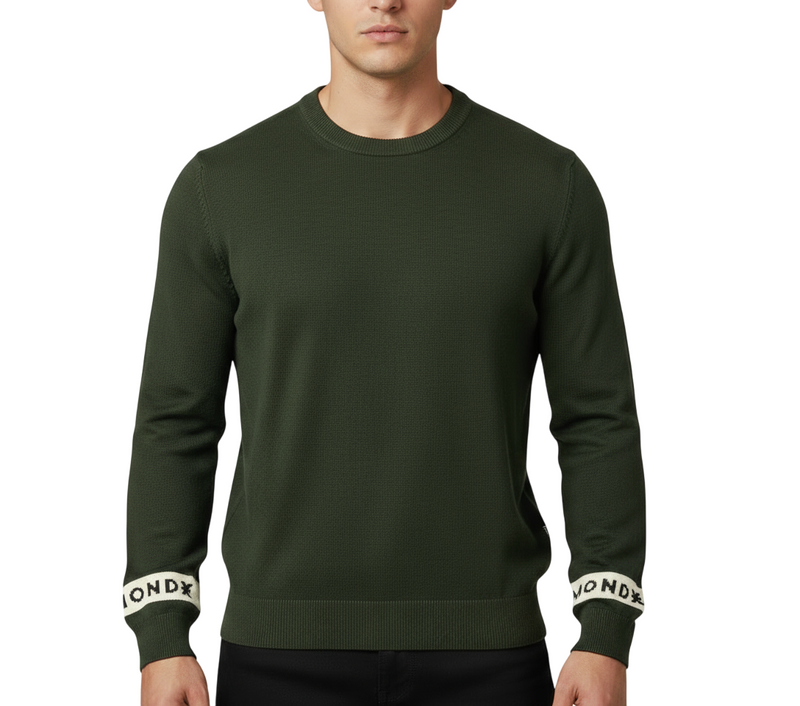 Maglia Uomo RICHMOND Bande Manica Forest