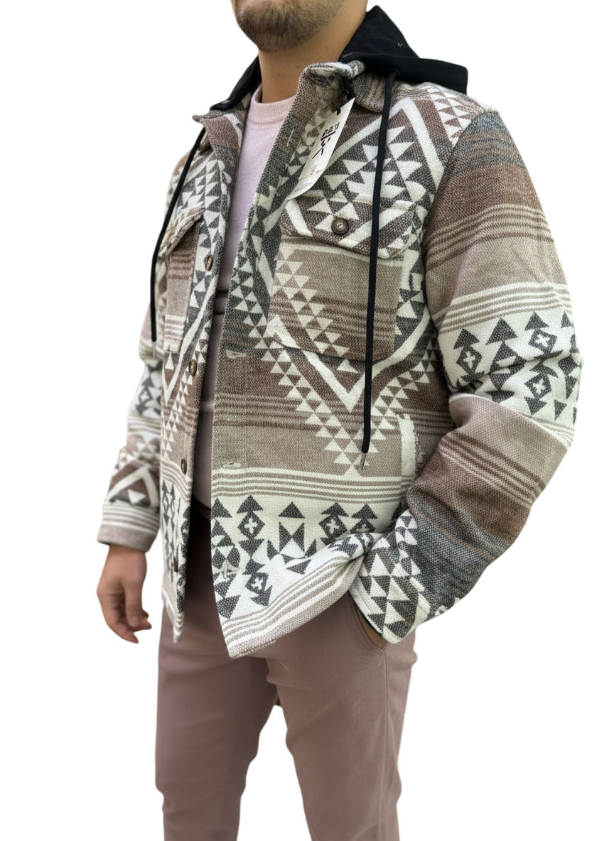 Giacca Uomo BERNA Navajo Over-fit Cappuccio removibile