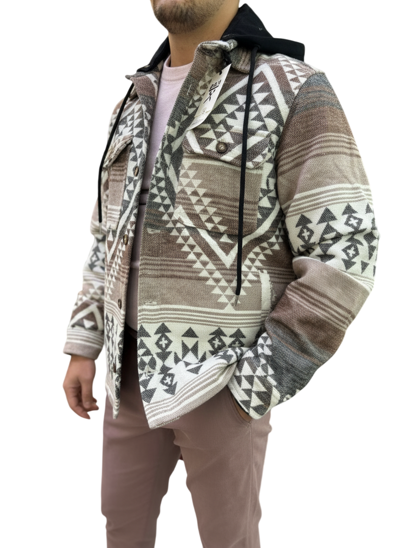 Giacca Uomo BERNA Navajo Over-fit Cappuccio removibile