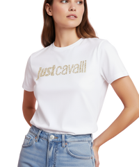 T-shirt Donna Just Cavalli Borchie