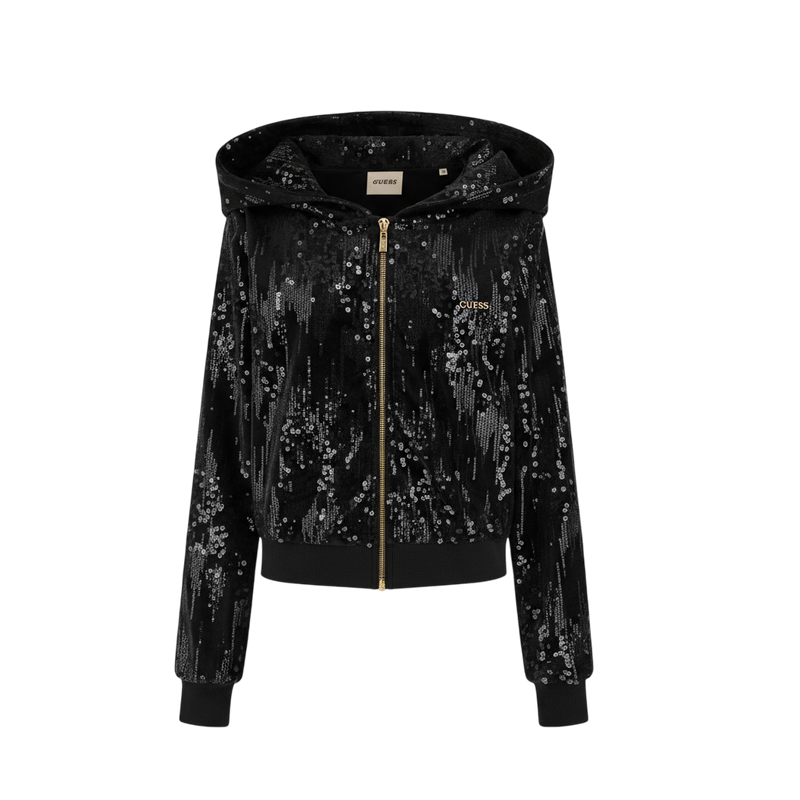 Tuta Donna GUESS Pailletes Nera