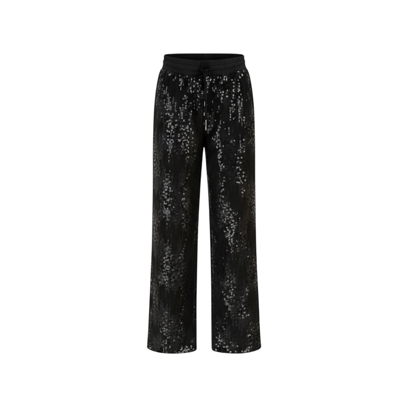Pantalone Donna GUESS in Paillettes Nero