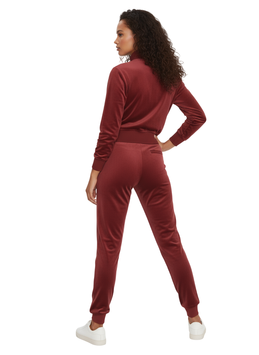 Tuta Donna GUESS in Ciniglia Logo Glitter