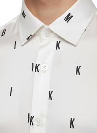 Camicia Uomo BIKKEMBERGS Lucida Stampa All-Over