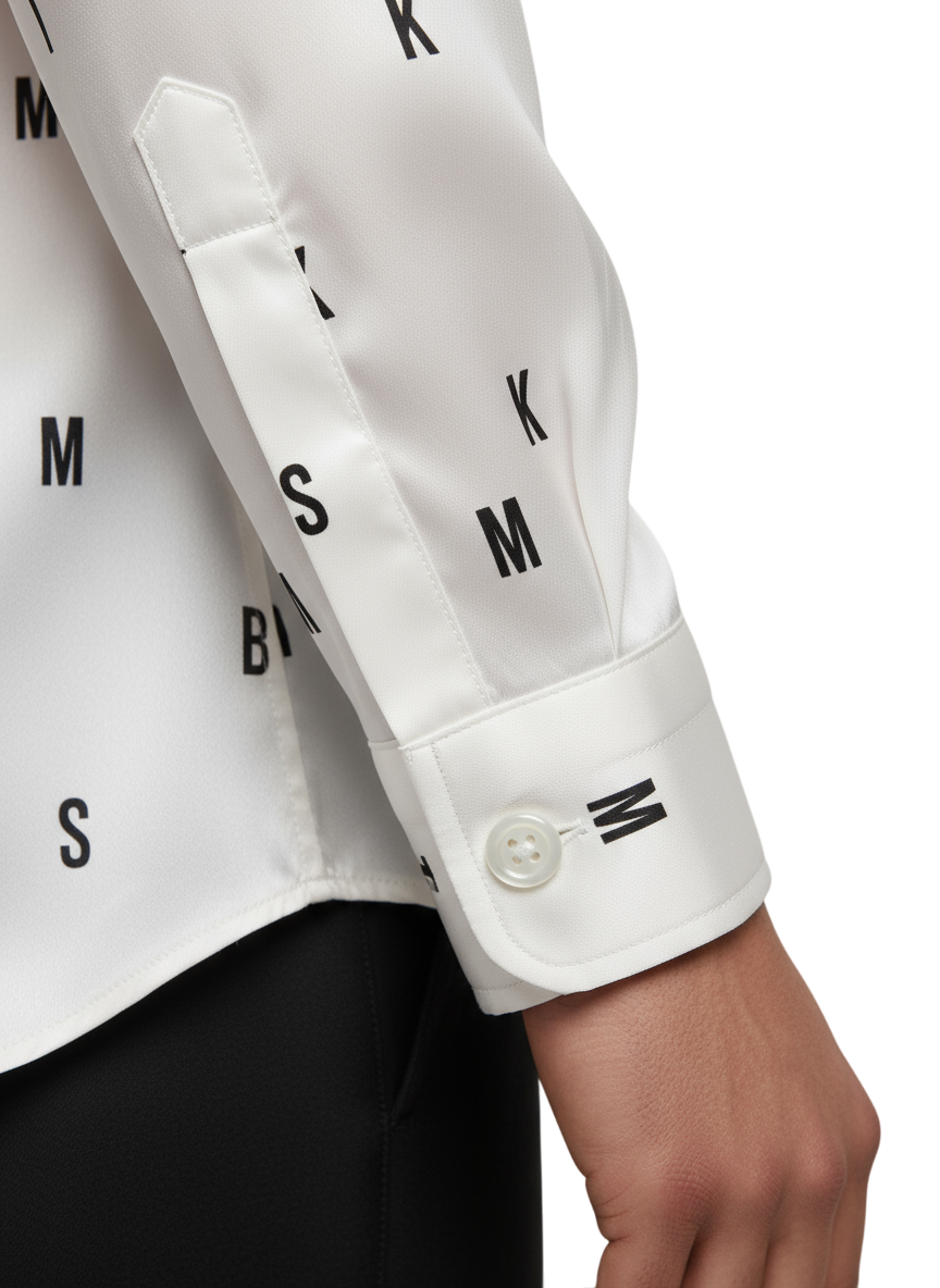 Camicia Uomo BIKKEMBERGS Lucida Stampa All-Over
