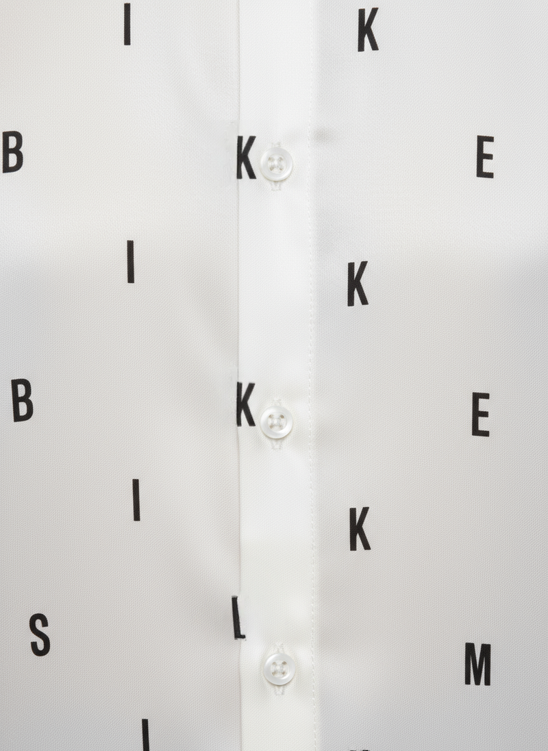 Camicia Uomo BIKKEMBERGS Lucida Stampa All-Over