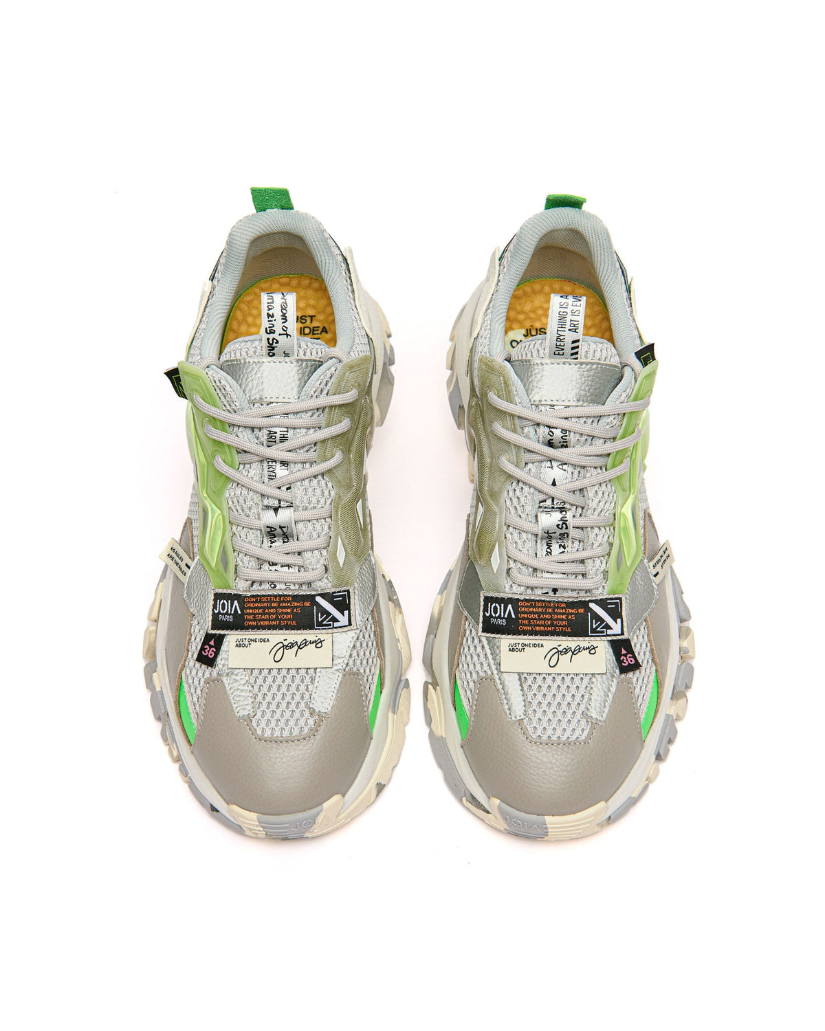 Scarpe Uomo JOIAPARIS LEGION YELLOW GREY M