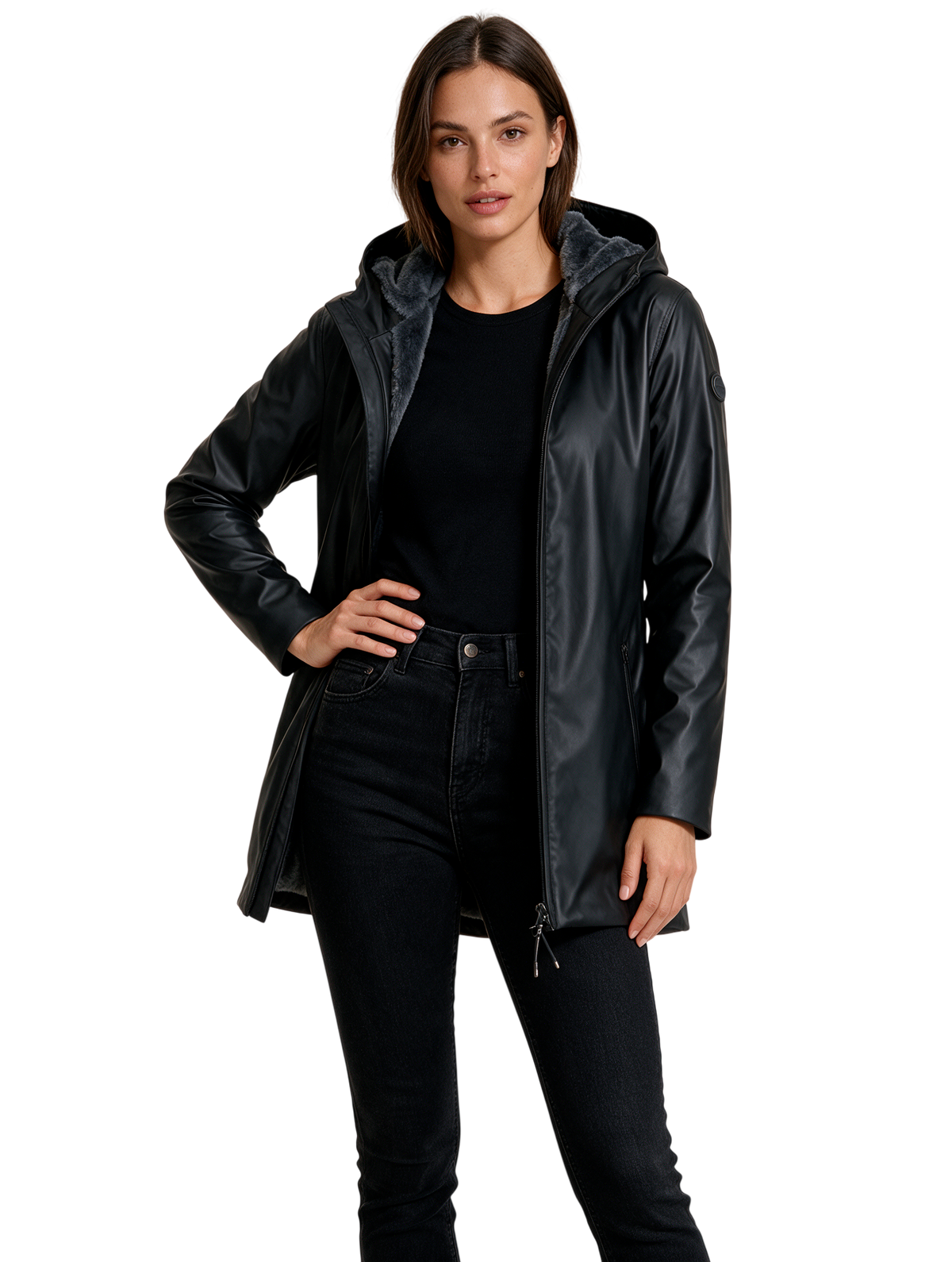 Giubbotto Donna HOMEWARS con Pellicci Eco Parka