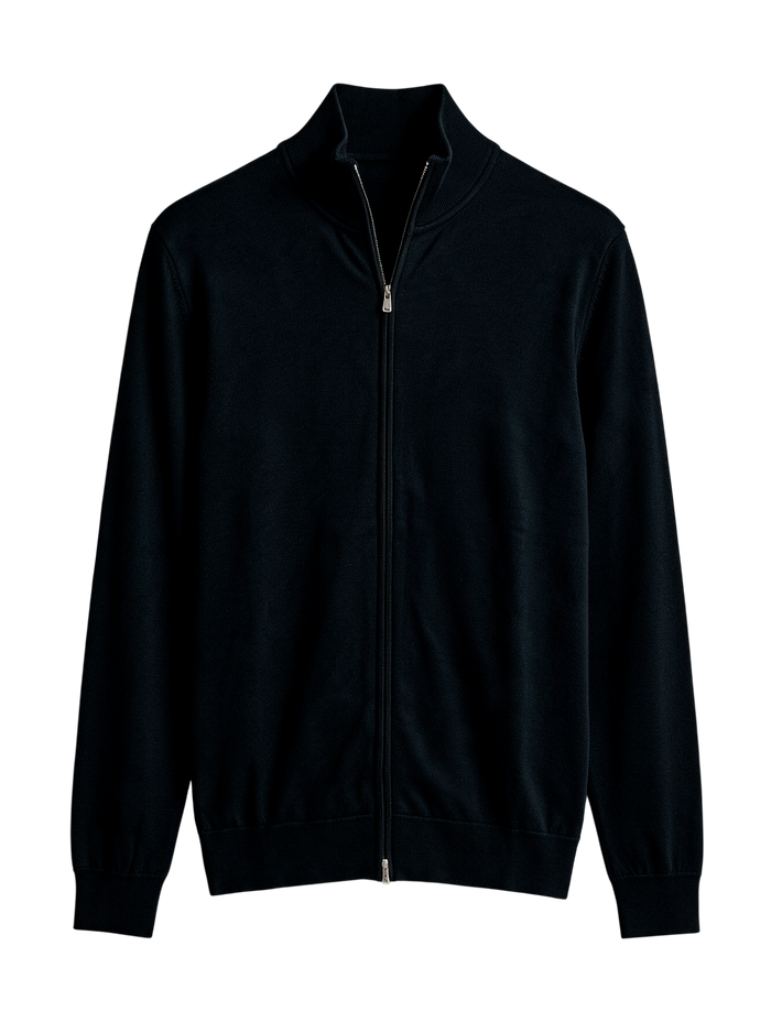 Maglia Uomo THE PULL Full Zip Cardigan Nero