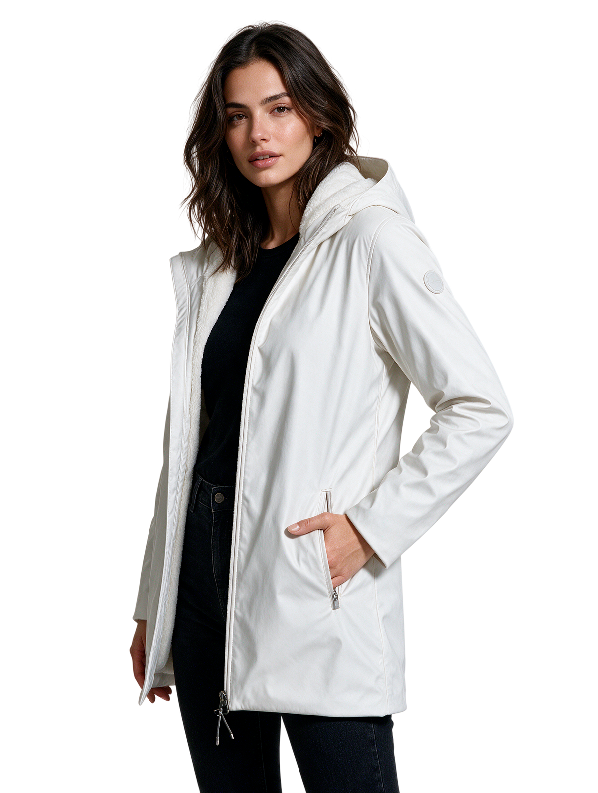 Giubbotto Donna HOMEWARS con Pellicci Eco Parka