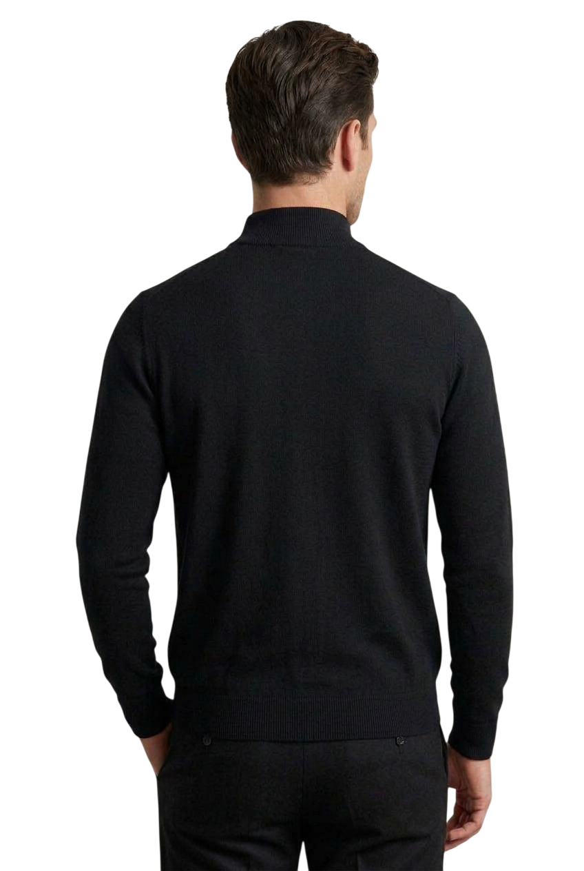 Maglia Uomo F.MATTIOLI Mezzocolllo Lupetto Nero