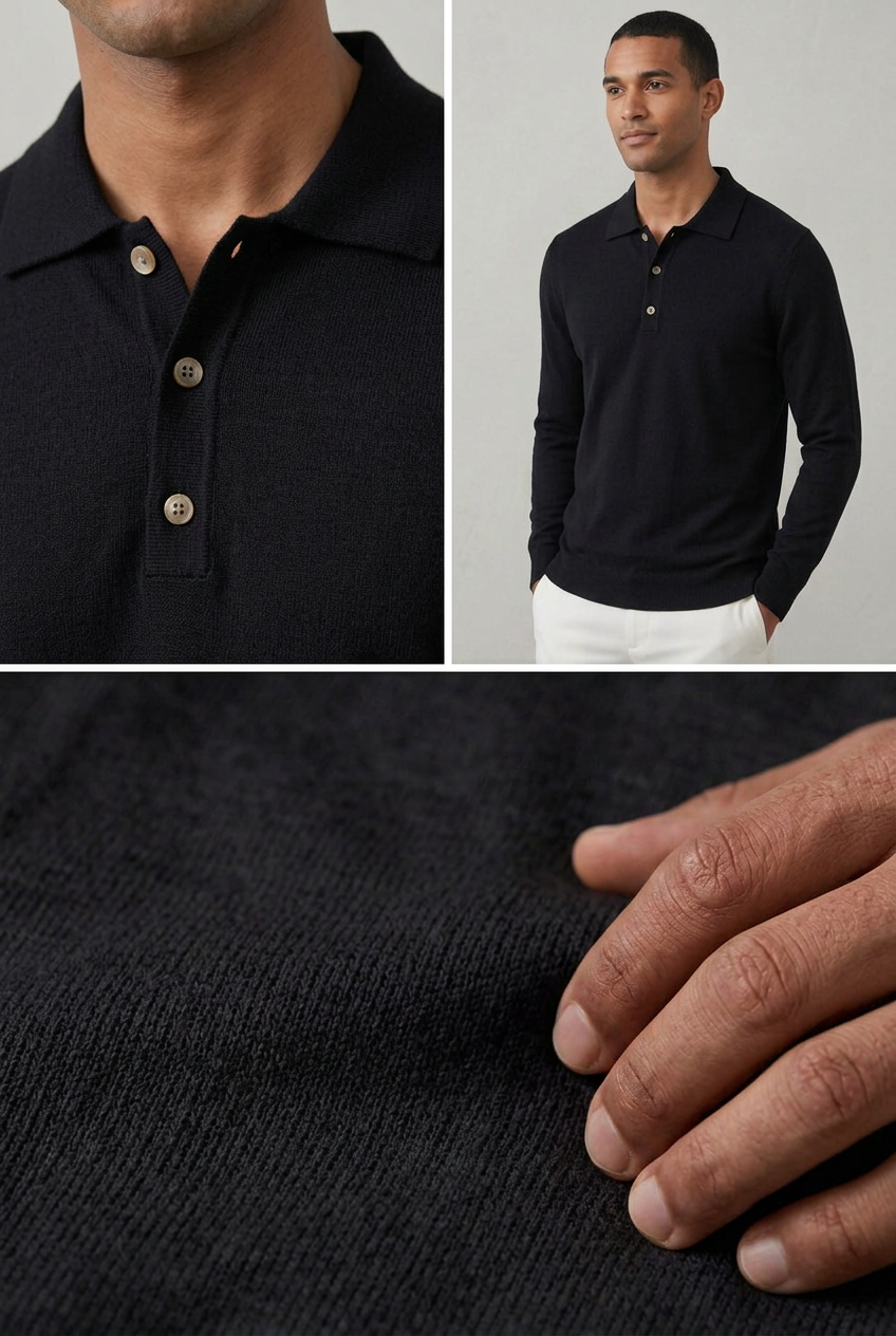 Polo Uomo F.MATTIOLI con Bottoni