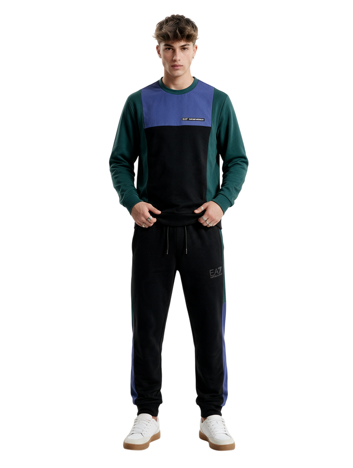 Tuta Uomo EA7 Emporio Armani Block Logo Catarifrangente