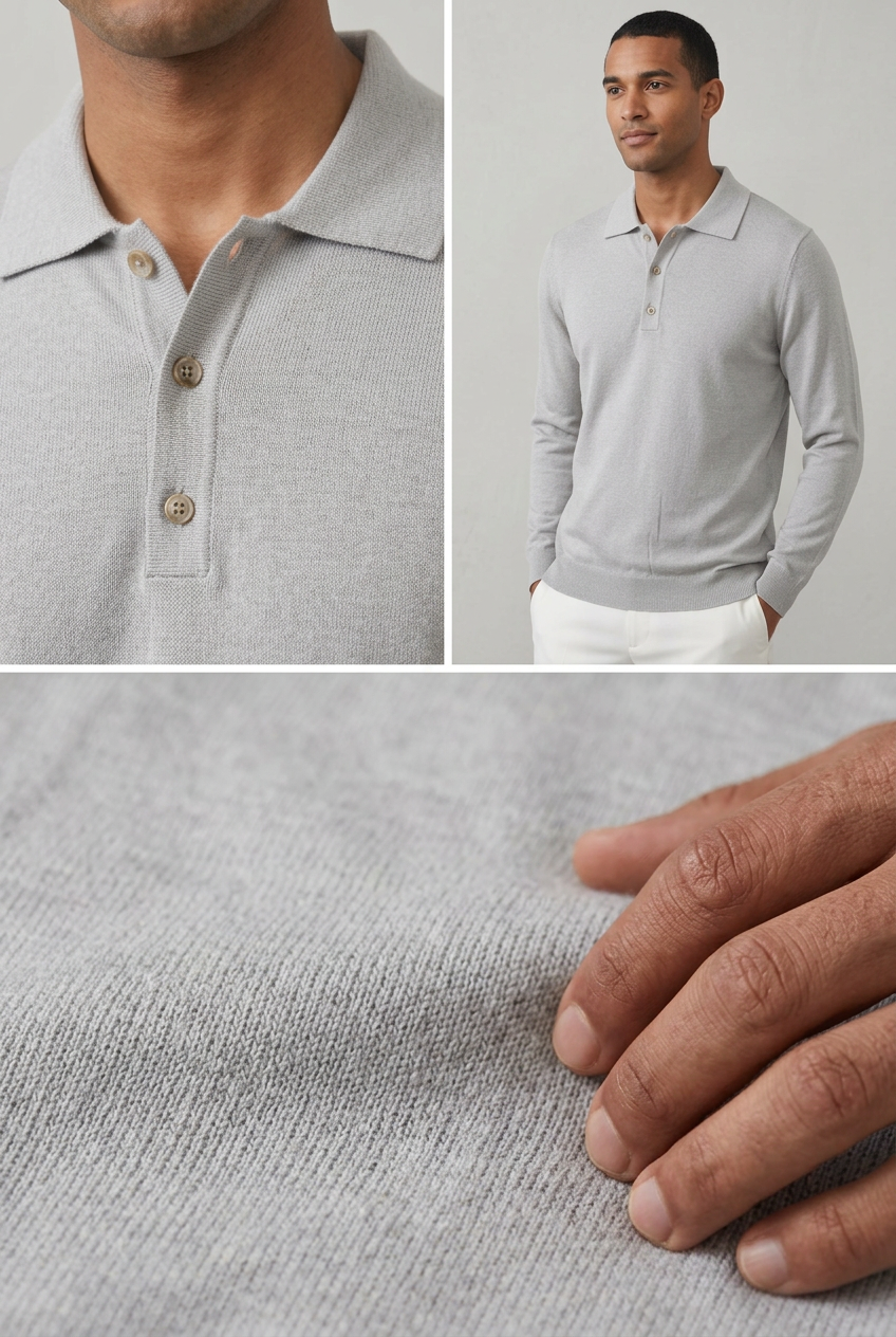 Polo Uomo F.MATTIOLI con Bottoni