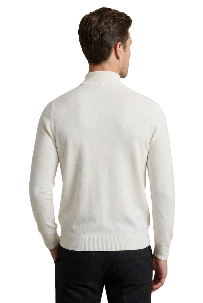 Maglia Uomo F.MATTIOLI Mezzocolllo Lupetto Panna