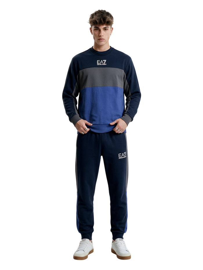 Tuta Uomo EA7 Emporio Armani Block Logo Catarifrangente