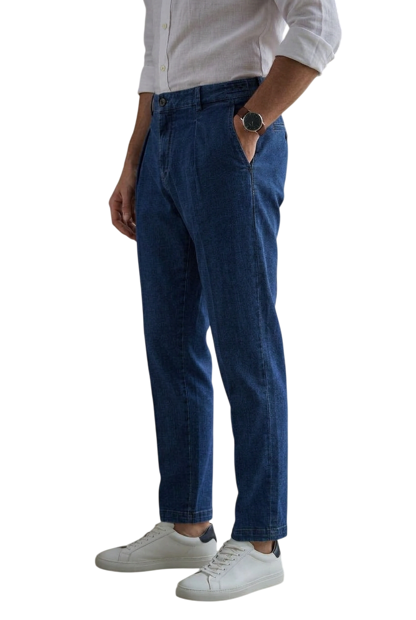 Pantalone Uomo FOUR.TEN  in Jeans Cotonato Denim