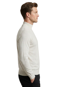 Maglia Uomo F.MATTIOLI Mezzocolllo Lupetto Ecrù