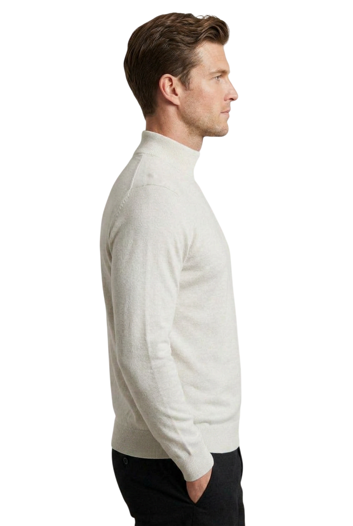 Maglia Uomo F.MATTIOLI Mezzocolllo Lupetto Ecrù