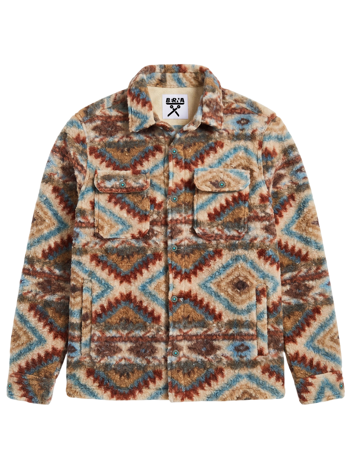 Giacca Uomo BERNA Teddy Overshirt Indios