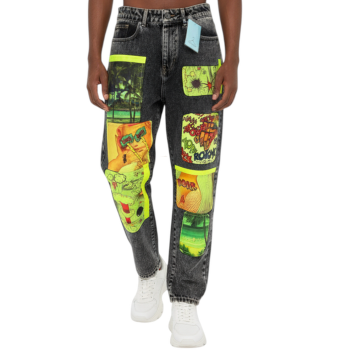 Jeans Uomo BERNA Patch Comics 60 Years
