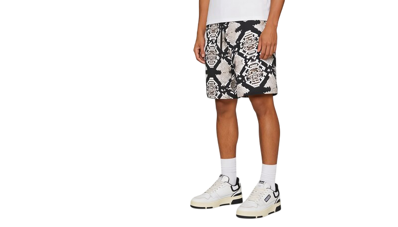Bermuda Uomo Richmond con Stampa Snake all over