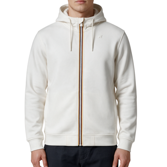 Felpa Uomo K-way Rainer Spacer Neoprene Bianco